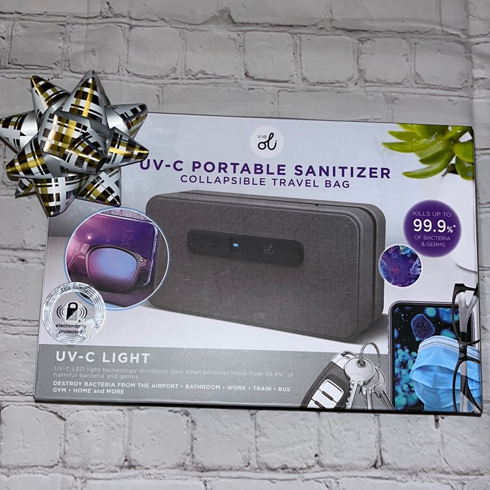 VIE OLI brand UV-C portable sanitizer collapsible travel bag